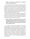 Explicar en qué consistía el “método Ranke” en investigación histórica, ¿qué aspectos valoraba?