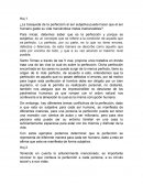 ENSAYO SOBRE LA PERFECCION