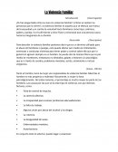 Tema de investigación. La Violencia Familiar