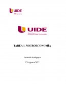 TAREA 1. MICROECONOMÍA
