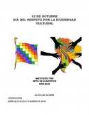 Acto dia de la diversidad cultual