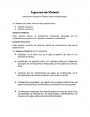 Los ingresos del estado