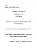 Océano rojo y azul en negocios
