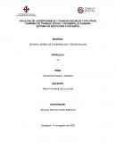ESTADO, MODELOS ECONÓMICOS Y DESIGUALDAD Economía Popular y solidaria