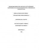 REVISION BIBLIOGRAFICA DEL EFECTOS DE LOS FLAVONOIDES Y CAROTENOIDES CON ACCION ANTIOXIDANTE PARA LA PREVENCION DE CANCER DE COLON