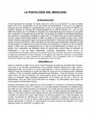 La psicología del Mexicano