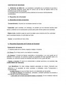 Contratos de sociedad y de responsabilidad limitada