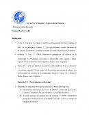 Parcial N°1 “Pedagogía” -Profesorado de Historia-