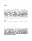 Cultura sociedad y medio ambiente