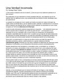 Ensayo documental 'Una verdad incomoda'