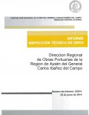 Inspeccion tecnica de obra Region de Aysén