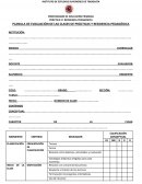 PLANILLA DE EVALUACIÓN DE LAS CLASES DE PRÁCTICAS Y RESIDENCIA PEDAGÓGICA