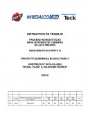 Pruebas Hidrostáticas para Sistemas de Cañerías de Alta Presión