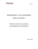 Informe técnico practico enjuagadora de botellas