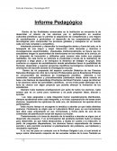 Informe Pedagogico