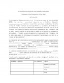 Acta de Constitucion de una veeduria ciudadana