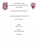 Administración Estratégica de Comercio Exterior