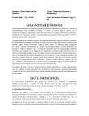 Resumen Una Actitud Diferente y Las 7