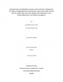 APLICACIÓN DE UN MODELO DE VECTORES AUTORREGRESIVOS ESTÁNDAR VER LA RELACION ENTRE TASAS DE POLITICA MONETARIA, INFLACION, PRODUCCION INDUSTRIAL Y TASA INTERCAMBIO PARA LA ECONOMÍA COLOMBIANA