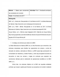 Topicos selectos de finanzas. Página 1