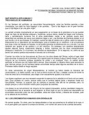 QUÉ SIGNIFICA SER HUMANO Y TRES NIVELES DE HUMANIDAD