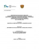 INSTRUMENTO DE EVALUACIÓN PARA LA MODALIDAD DE ENSAYO