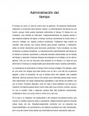 Administración del tiempo 1