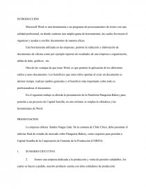 Microsoft Word como herramienta aplicada a la Administración. Página 1