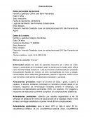 Caso clínico Motivo de consulta: “diarrea”