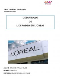 Liderazgo en L´Oreal. Página 1