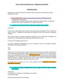 EVOLUCIÓN HISTÓRICA DEL COMERCIO EXTERIOR