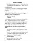 Procedimiento de acción disciplinaria