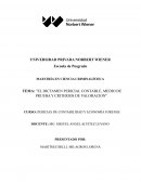 EL DICTAMEN PERICIAL CONTABLE