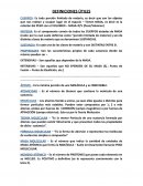 DEFINICIONES ÚTILES