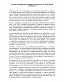 ENSAYO ARGUMENTATIVO SOBRE LA NARRATIVA DE JOSÉ MARÍA ARGUEDAS