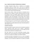 FUENTES DEL DERECHO INTERNACIONAL ECONÓMICO