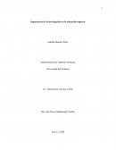 Importancia de la investigación en la educación superior