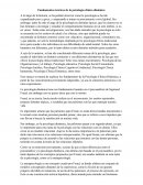 Fundamentos teóricos de la psicología clínica dinámica