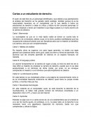 Cartas a un estudiante de derecho