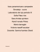 Laboratorio del ojo periodo III