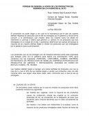 PORQUE SE GENERA LA VENTA DE LOS PRODUCTOS DEL SUBSIDIO EN LA CIUDAD DE EL ALTO