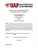 TRABAJO DE INVESTIGACIÓN DE ALTERNATIVO II TRIADITIS FELINA