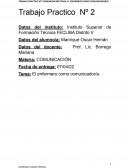 EL ENFERMERO COMO COMUNICADOR/A