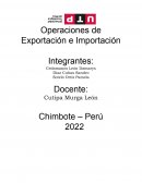 Operaciones de Exportación e Importación