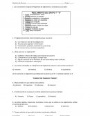 Examen Diagnóstico 2do grado Secundaria