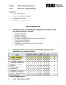 Innovación y Design Thinking