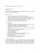 Seminario de Investigación I