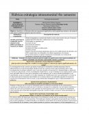 Rúbrica estrategia intrasemestral