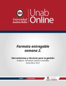 Herramientas y técnicas para la gestión