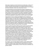 Ensayo video terricolas